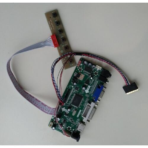 M.NT68676 HDMI DVI VGA LED LCD Controller board Kit DIY for LP156WH2(TL)(A1)/(TL)(AA)/TLN1 1366X768 15.6" panel screen
