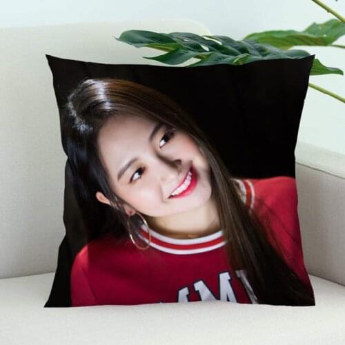 Momoland Pillow Cover Bedroom Home Office Decorative Pillowcase Square Zipper Pillow Cases Satin Soft
