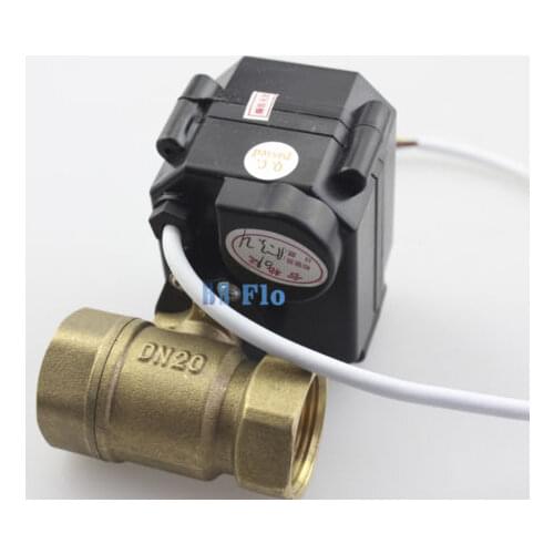HSH-Flo 1/2" to 1" DC12V Motorized Ball Valve, 2 Way Electrical Ball Valve