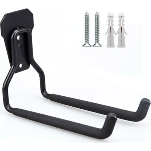 8 Inch Straight Hook Hanger Rack Holder Wall Garden Hose Mount Storage Stand Metal Home Steel Yard Duty Water