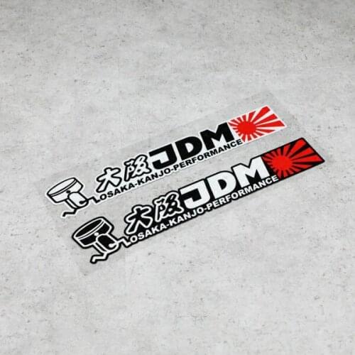 NO.S363 GalonDeco Fashion Car Modification OSAKA JDM Drift Motorcycle Car Reflective Stickers and Decals Moto Gp Sticker Car St