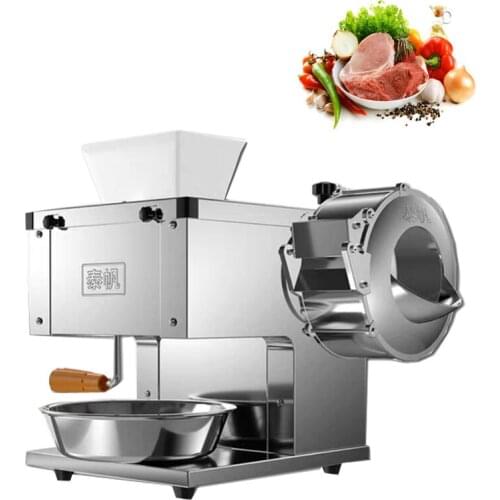 New 850W Commercial Electric Meat Cutter Pure copper motor Fast slicer Automatic vegetable cutter Stainless steel meat grinder