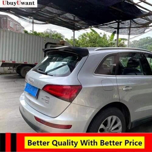 New Real Carbon Fiber Car Rear SPOILERs Trunk Tail Wing Lip SPOILER FOR Audi Q5 2013-2016 Exterior Parts Car Modified Accessori