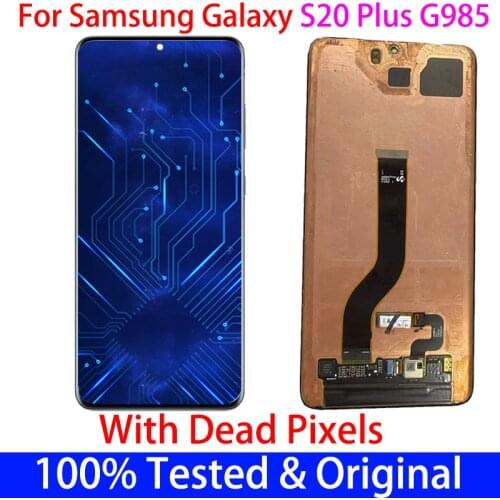 100% Super Amoled Original with frame LCD For Samsung Galaxy S8 G950f LCD Display+Touch Screen Digitizer With Spot Assembly