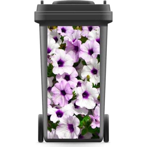 DIY Creative Rubbish Bin Sticker Modern Flowers Art Wallpaper mural Vinyl Wall Print Decal Removable Photo self adhesive Gift