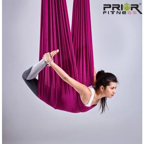 PRIOR FITNESS 7 Meters Yoga Hammock Set aerial Swing inversion Traction Device Fitness for trapeze swings