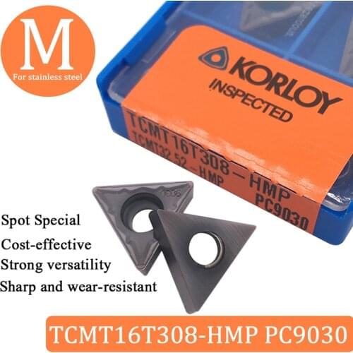 10pcs TCMT16T308 PC9030 Carbide Insert Cutting Internal Turning Tool HMP Lathe Cutter CNC Tools tcmt16t 308 High Quality Blade