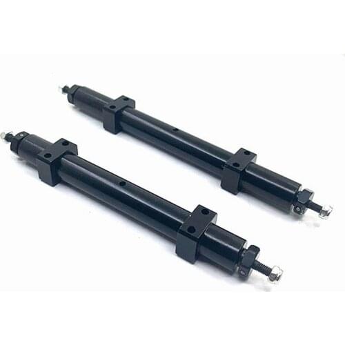 Aluminium Alloy 120MM 140MM Metal Non-powered Rear Wheel Axle for 1/14 TAMIYA RC Truck Tractor Trailer RC Car Accessories