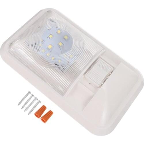 1Pc 12V Ceiling Dome Light LED Light Durable Interior Lamp for RV Trailer