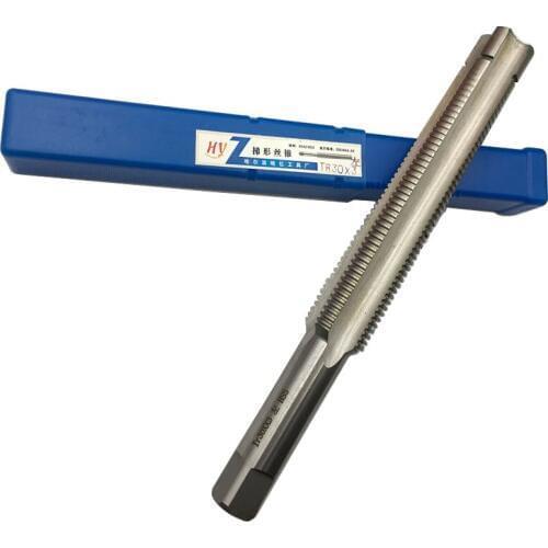 1PCS TR8 TR10 TR12 TR14 TR16 TR18 TR20 TR22 TR24 T25 TR26*2/3/4/5 Trapezoidal HSS Left Hand Thread Tap.T type screw thread