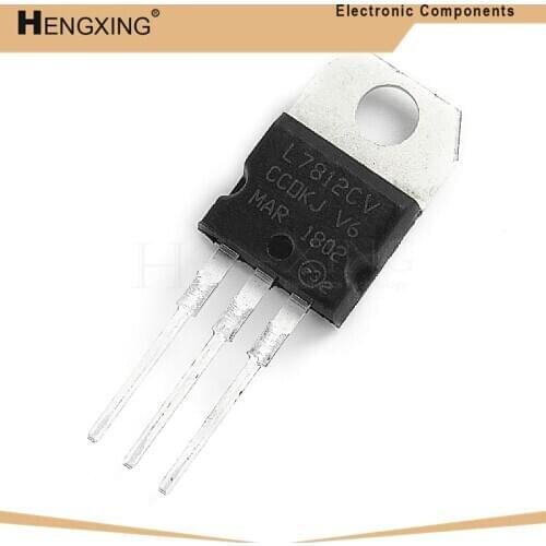 10piece L7812CV TO-220 L7812 LM7812 7812 Positive-Voltage Regulators In Stock