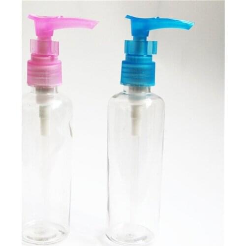 100ml Empty Refillable Plastic Bottle Pump SprayPerfume Atomiser Liquid Spray Container Refillable Bottles Travel Bottle
