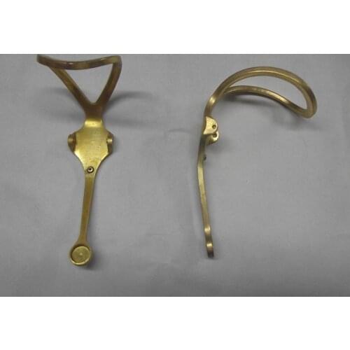 2 pcs Alto sax neck repair parts Brass