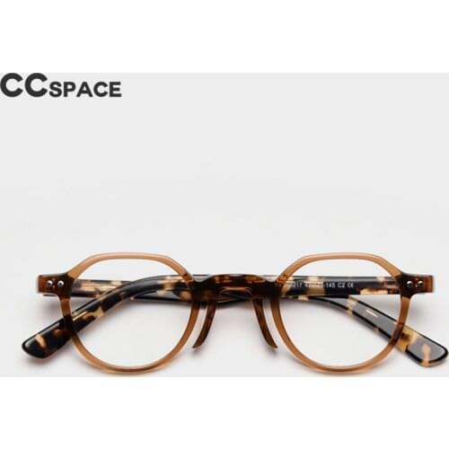 49806 Round Retro Optical Acetate Frames Retro Men Women Fashion Computer Glasses