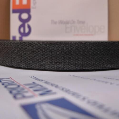 50 Yards 1'' Inch 25mm #1 Black Color Medium Duty Webbing 50y/roll Free Shipping