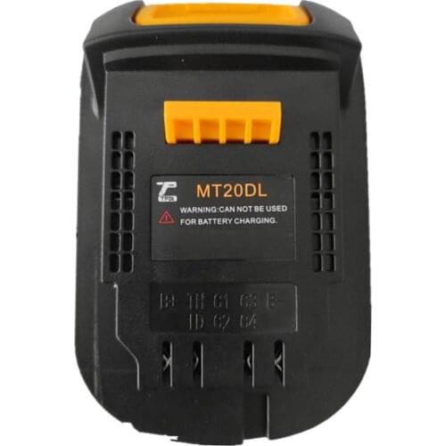 MT20DL Battery Converter Adapter for Makita 18V Bl1830 Bl1860 Bl1815 Convert to Dewalt 18V 20V DCB200 Li-Ion Battery