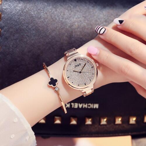 New Women Watches Luxury Brand Fashion Diamond Female Gold Watch ladies Quartz Clock Gift FreeShipping Reloj Mujer Montre Femme