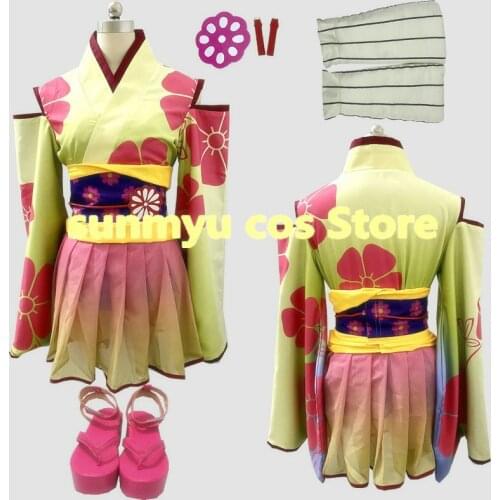 FLOWER KNIGHT GIRL Kimono Cosplay Costume,Custom Size Customize