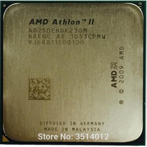 AMD Athlon II X2 250e 3.0 GHz Dual-Core CPU Processor AD250EHDK23GM Socket AM3