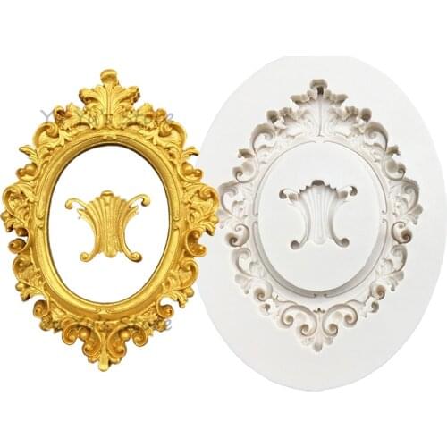 Photo Frame Silicone Cake Baking Mold Sugarcraft Chocolate Cupcake Resin Tools Fondant Decorating Tools