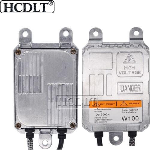 HCDLT High Power Universal 12V 24V 100W HID Ballast Block Ignition For Car Headlight Lamp Xenon H7 H1 H3 9005 HB4 H8 H11 HID Kit