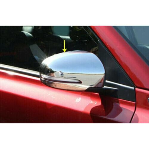 Chrome Styling Exterior Side Mirror Cover Turn Signal Hole Pair For Suzuki Vitara 2016-2020