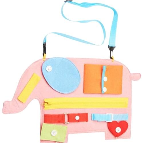 Montessori Toys Training Self-care Ability Educational Sensory Board Basic Skills Learning for Children