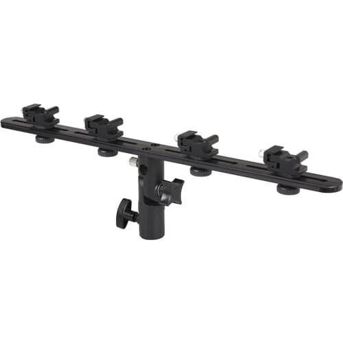 Camera Flash Bracket Umbrella Holder for Speedlite Camcorder Recorder Microphone, Monitor Hot Shoe Mount, Studio Light Stand