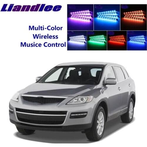 LiandLee For Dodge Trazo Car Interior UnderDash FootWell Seat Accent Music Rhythm Ambient Light