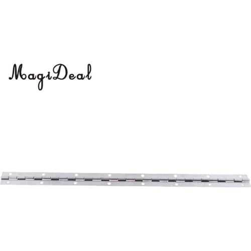 Marine 15'' X 1'' Boat Stainless Steel Piano Hinge Stainless Marine Deck & Cabin Hardware Single for Canoe Kayak Accessories