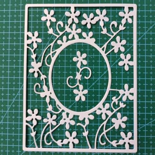 Embossing Stencil Flower Frame Metal Cutting Dies Scrapbooking Paper Card Making