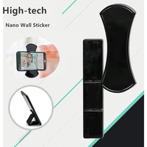 Universal powerful non-marking sticker nano rubber wall desk fixed rubber pad kitchen universal hook car mobile phone bracket st