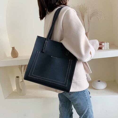 High Quality Luxury Women Pu Leather Shoulder Bag Fashion Designer Ladies Handbags Tote Bags Casual Vintage Female Messenger Bag