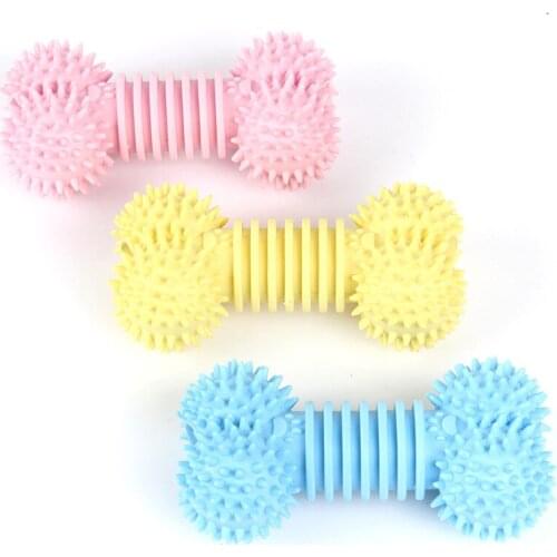 1PCS Dog Toys Dog Toothbrush Toy Rubber Resistance To Bite Dog Toy Teeth Cleaning Chew Training Toys Dog Accessories Supplies