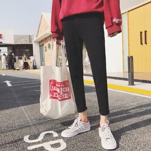 2021 Mens metal ring buckle decorative jeans suit pants fashion trousers black SKINNY casual pants S-2XL