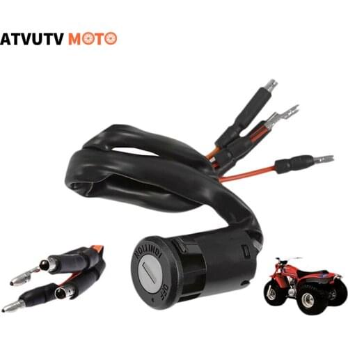 4 Wires Ignition Key Switch For Honda 300 TRX300FW Fourtrax 1990-2000 Atv