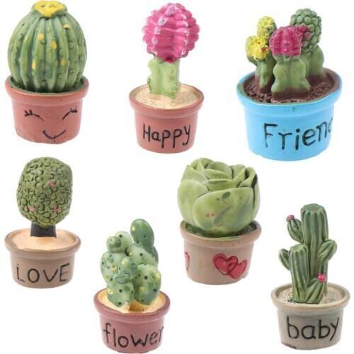5pcs 1/12 Dollhouse Miniature Accessories Mini Succulent Bonsai Simulation Potted Plant Model Toy Random style