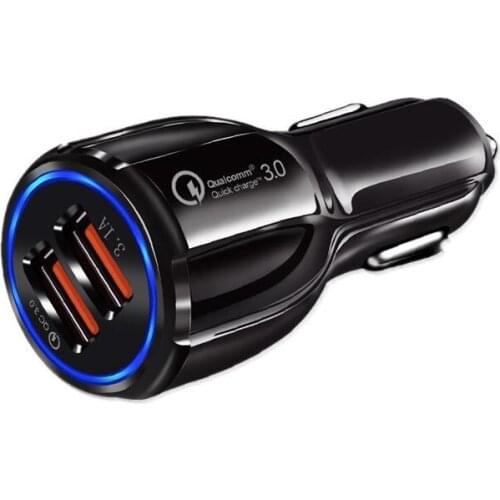 Dual USB Ports Car Charger Universal DC12V-32V Phone Car Charger Socket Adapter For IPhone Samsung Xiaomi Phone Car Charger