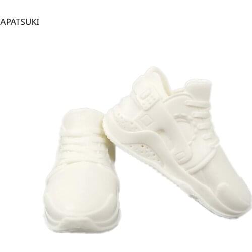 White Fashion Doll Shoes for Ken Boy Dolls Sports Shoes Basketball Sneakers for Barbies Boyfriend Ken 1/6 Doll Accessories Toys