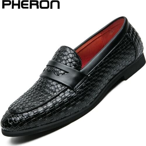 Large size 48 tassel plaid men loafers weaving comfortable soft mens leather shoes 2020 fashion sapato masculino Zapatos Hombre