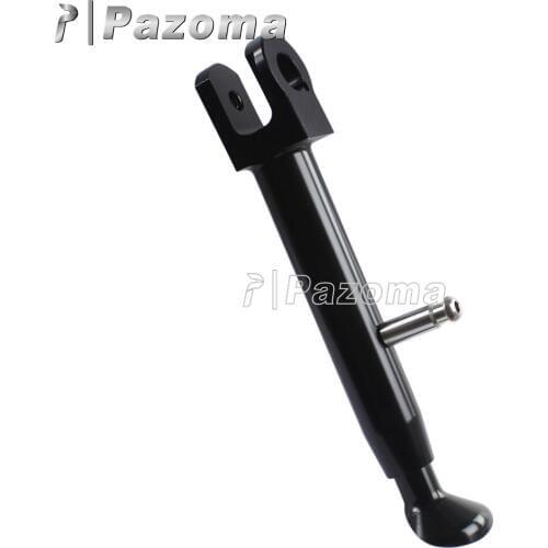 Black Adjustable Kickstand Motorcycle Side Stand Aluminum Motorbike Kick Stand Kit For HONDA CBR1000RR 2008-2016