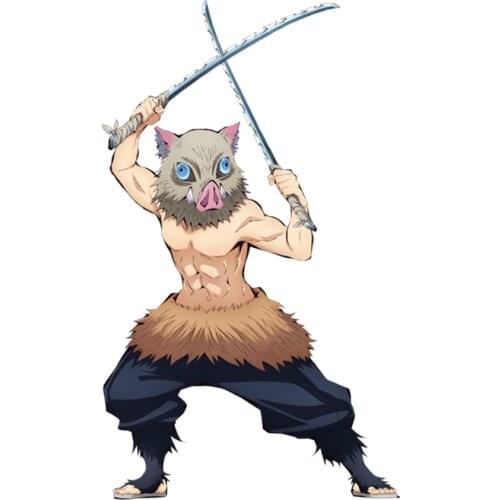 Demon Slayer Nezuko Kamado colored car stickers for volkswagen bmw e46 bmw e90 passat b6 car sticker automobile car accessories