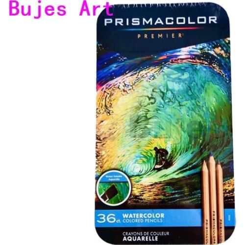 36 color USA water color pencils sanford prismacolor lapis de cor water soluble drawing pencil adult painting pencil art supply