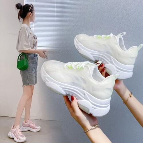 New Spring Summer 2021 Fashion Womens Shoes Sneakers Light Running Shoes Platform Comfortable Breathable Trend Designer Shoes