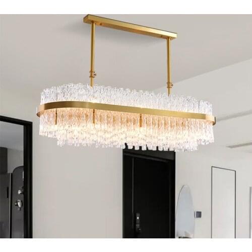 European style palace style dining room lamp atmospheric crystal chandelier Art design villa dining room lights