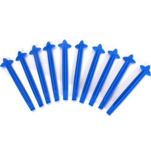 DIYFIX 10Pcs 4" Durable Triangle Nylon Plastic Spudger Pry Opening Crowbar for Mobile Phone Tablet Disassemble Repair Tool Set