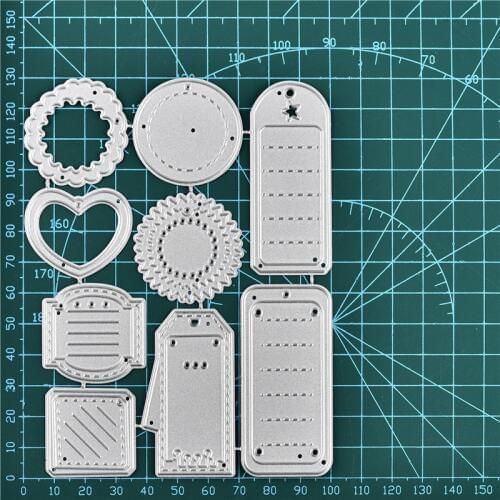 InLoveArts Label Dies Tag Metal Cutting Dies New 2019 for Card Making Scrapbooking Embossing Cuts Stencil Craft Background Dies