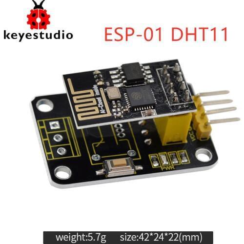 Keyestudio ESP-01 DHT11 Temperature and Humidity Module +ESP 8266 WIFI For Arduino