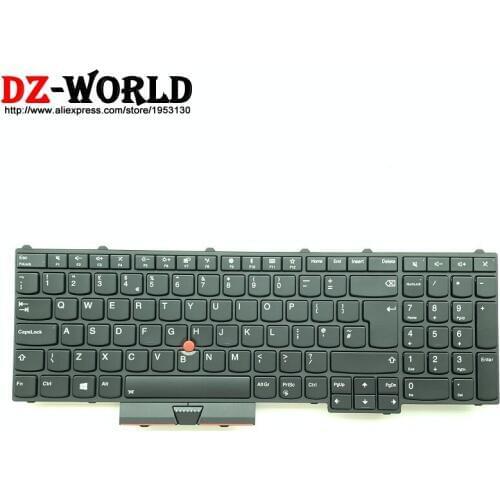 New Original UK English Backlit Keyboard for Lenovo Thinkpad P51 P71 Laptop Backlight Teclado 01HW229 01HW311 SN20M15475