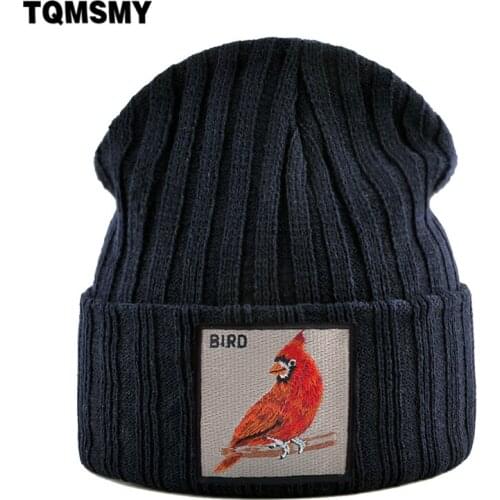 TQMSMY New Arrivals Autumn Winter Knitted Beanies Women and Men Hip Hop Skullies Beanies Boys Girls Warm Knit Hats Bonnet TB-BI
